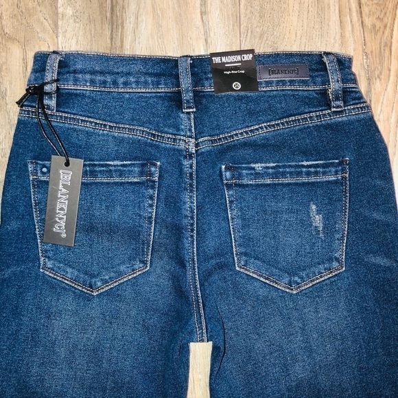 NWT Blank NYC Madison High Rise Crop Jeans Size 25 - Picture 8 of 11